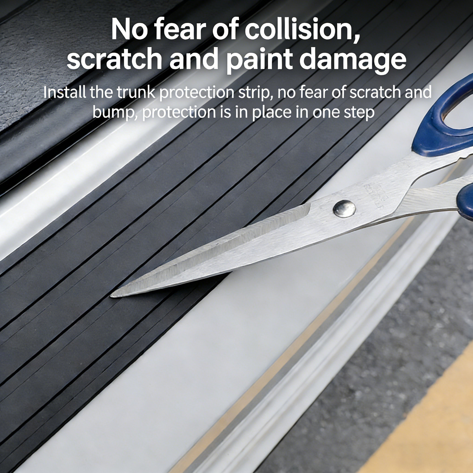 41″ Customized For Volkswagen Rear Bumper Protector Anti-Scratch Trimmable Guard