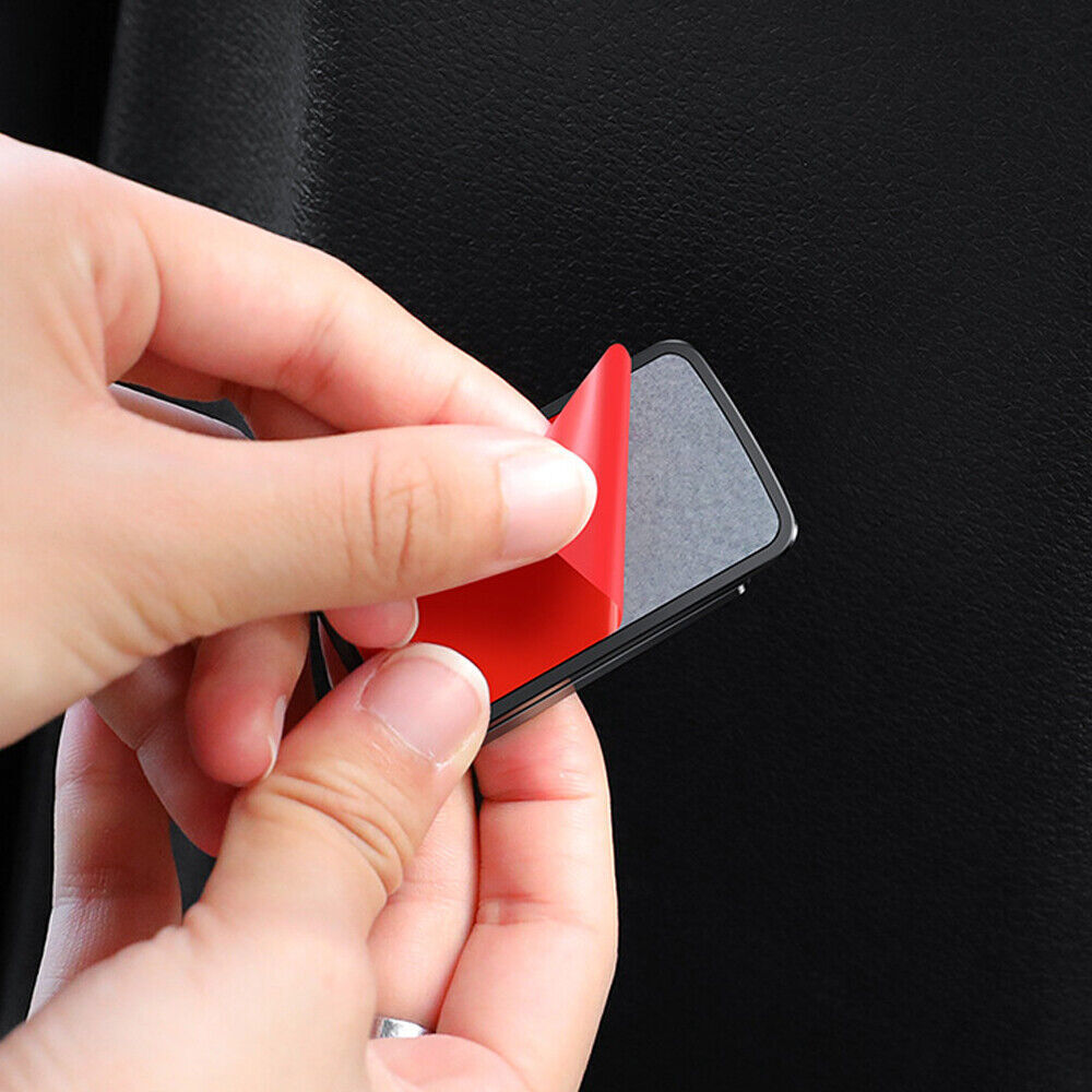 2x Magnetic Car Seat Belt Buckle Fixed Stabilizer Limiter Stopper Holder Parts