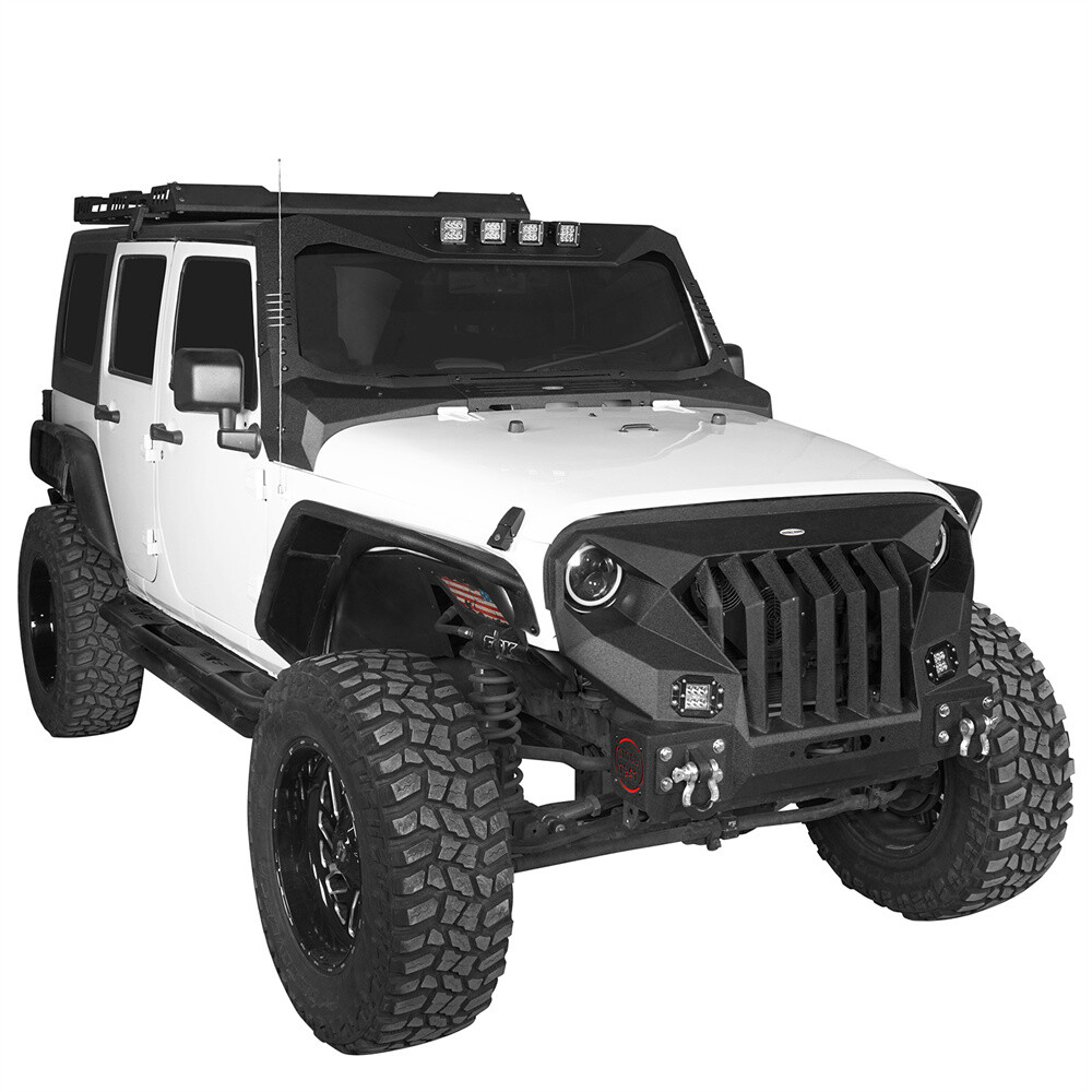Windshield Frame Cover Visor Roof Sun Visor Cowl Body For Jeep Wrangler JK 07-18
