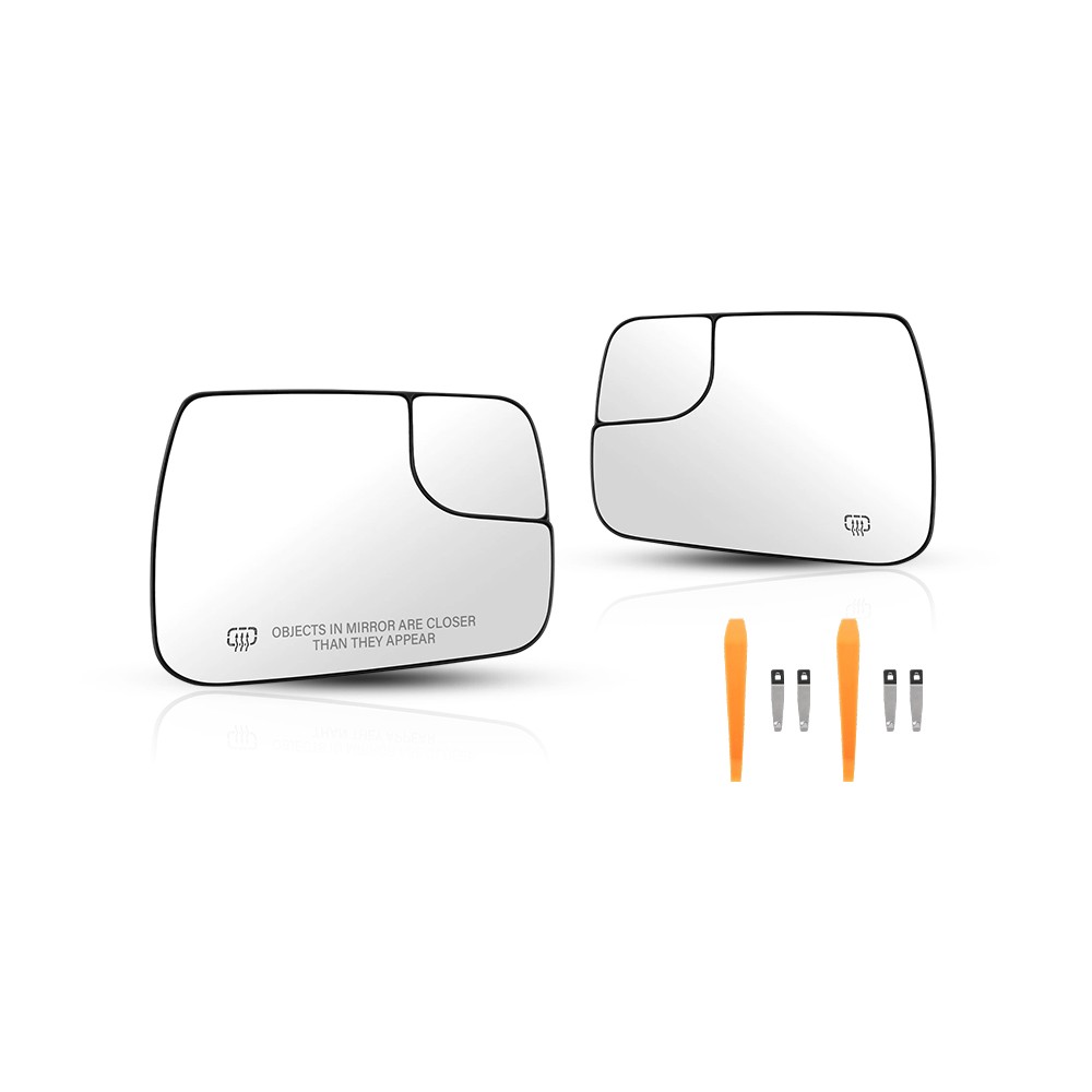 2-20 For Dodge RAM 1500 2019-2025 Left+Right Tow Mirror Power Glass Clear Heated