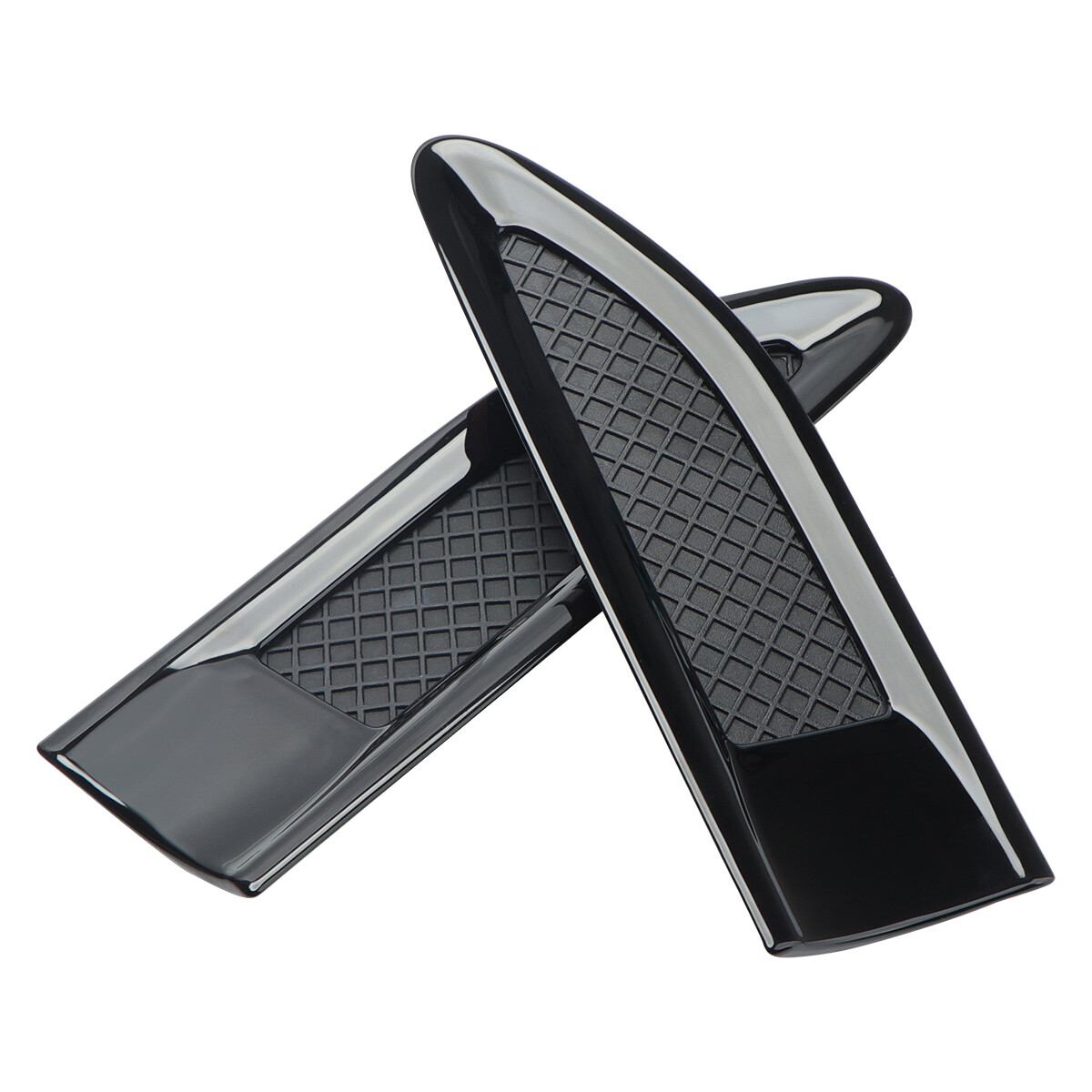 OEM For 13-19 Ford Taurus Police Fender Moulding Vent Black Interceptor SET BOTH