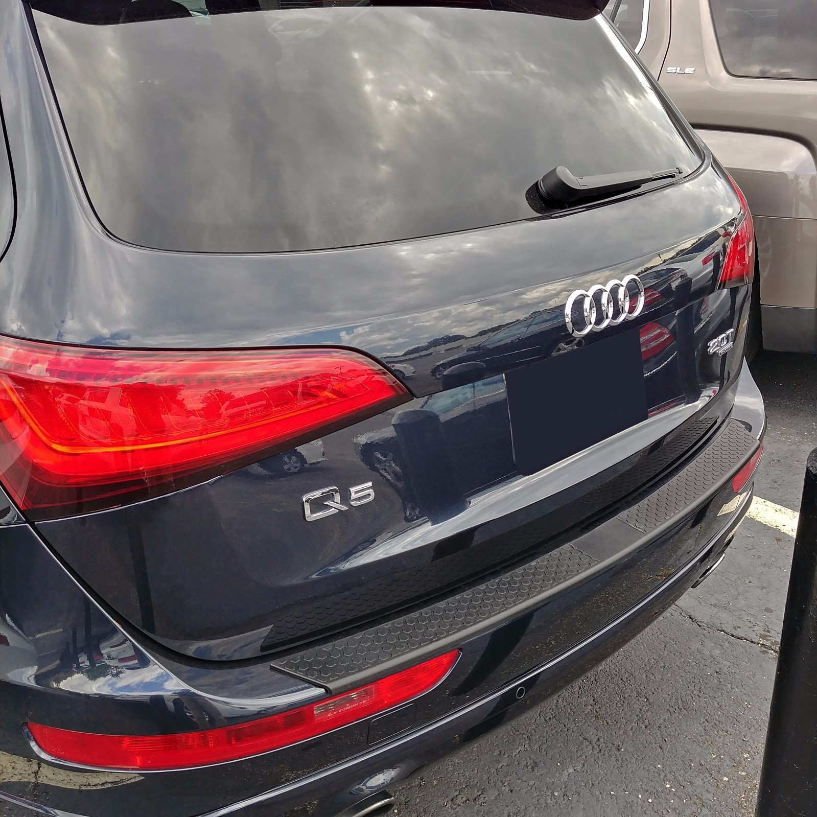 For: Audi Q5 2009-2017 Rear Bumper Protector #RBP-005