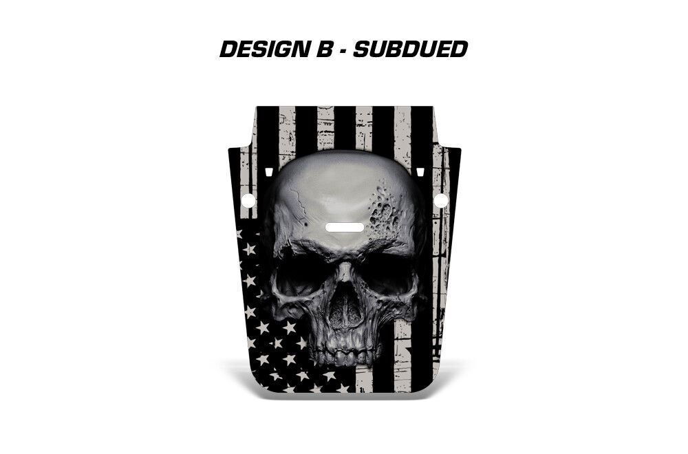 Hood Wrap Graphic Sticker Flag Decal for Jeep Wrangler 2007-2018 SUBDUED LN