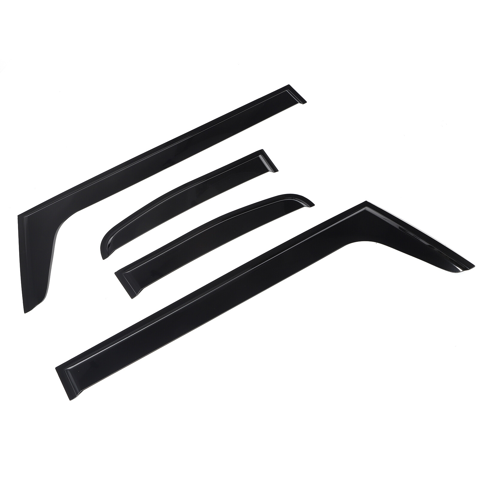 4PCS Window Visors Sun Rain Deflectors Guard Fit For Toyota FJ Cruiser 2007-2014