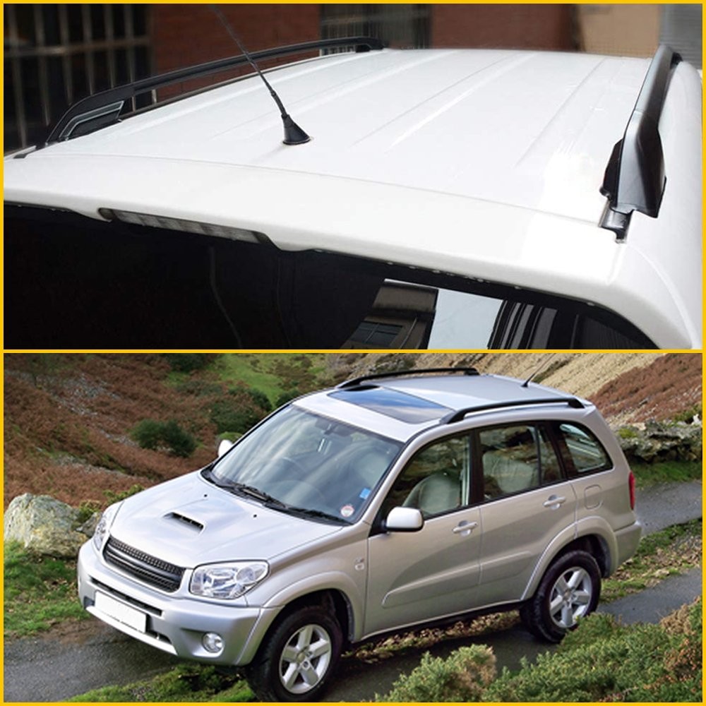 Roof Rack Cover Rail End Shell Cap Trim For TOYOTA RAV4 2001 2002 2003 2004 2005