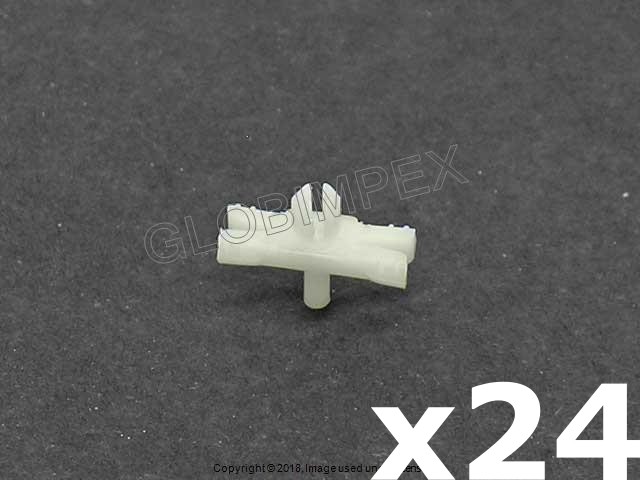 VW CABRIOLET (1985-1993) Moulding Clip (24 pcs) JP GROUP DANSK + 1 YEAR WARRANTY