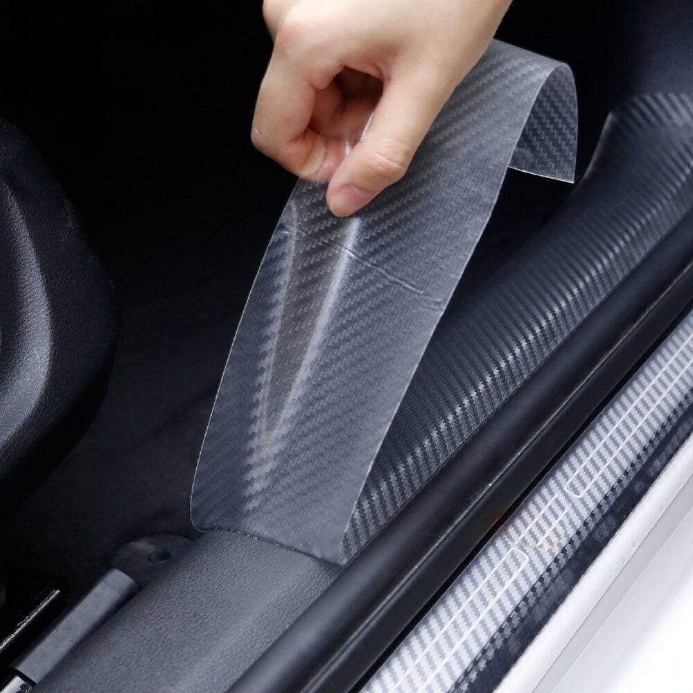 Car Accessories Door Protector Sill Scuff Cover Anti Scratch Sticker 3m*5cm DIY