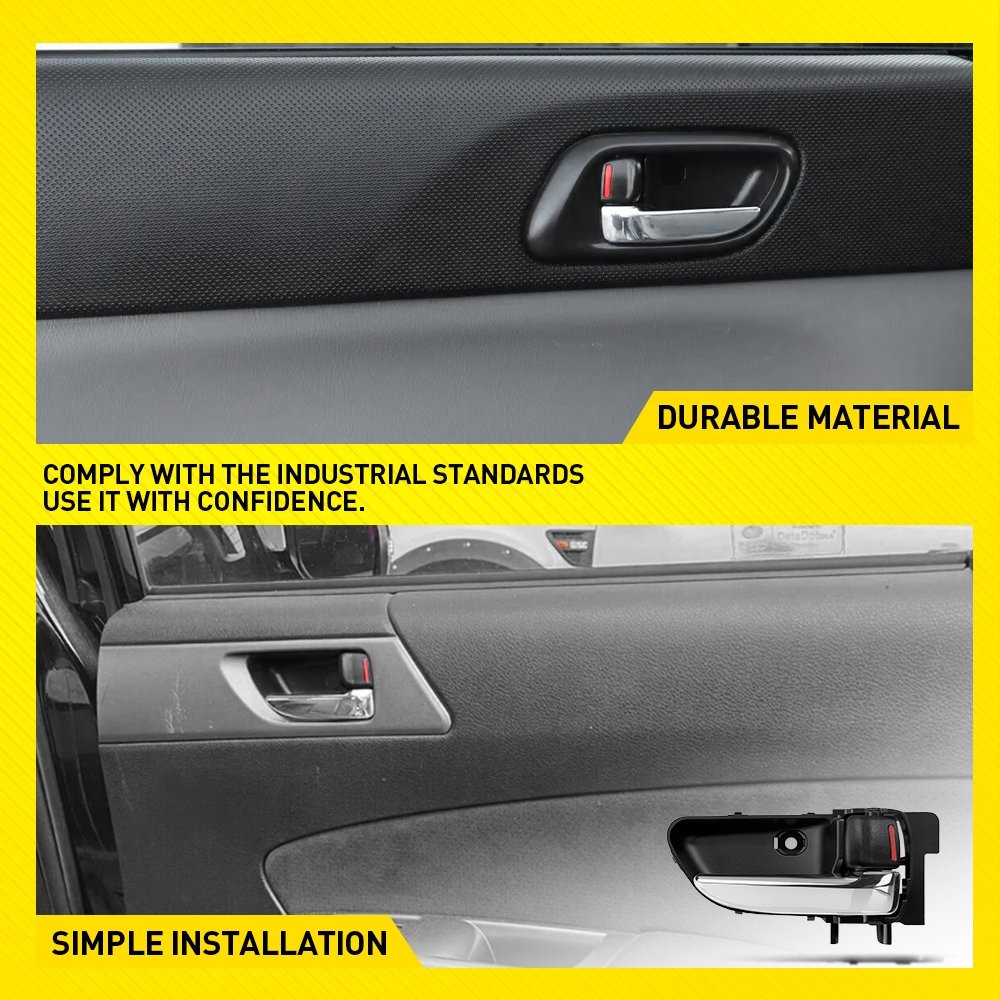 4xInside Interior Door Handles For Subaru Forester 2003 2004 2005 2006 2007 2008