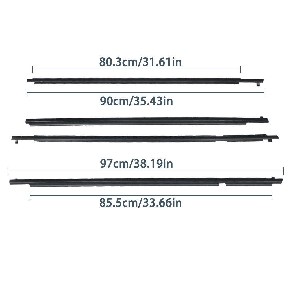 New Window Weatherstrip Seal Belt Outer Molding Trim For Toyota RAV4 2006 -2008
