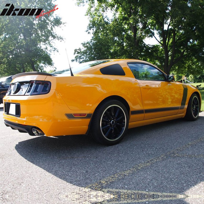 Clearance Sale Fit 10-14 Ford Mustang GT350 Style Window Louver Painted #UJ Gray