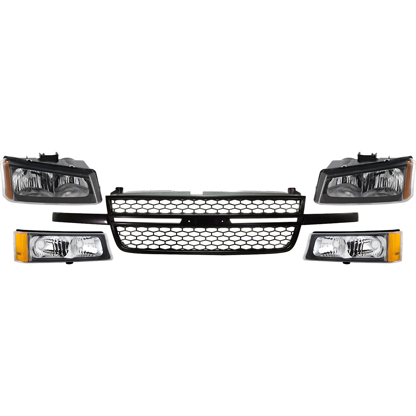 Grille Grill for Chevy Chevrolet Silverado 1500 Classic Truck 2003-2006