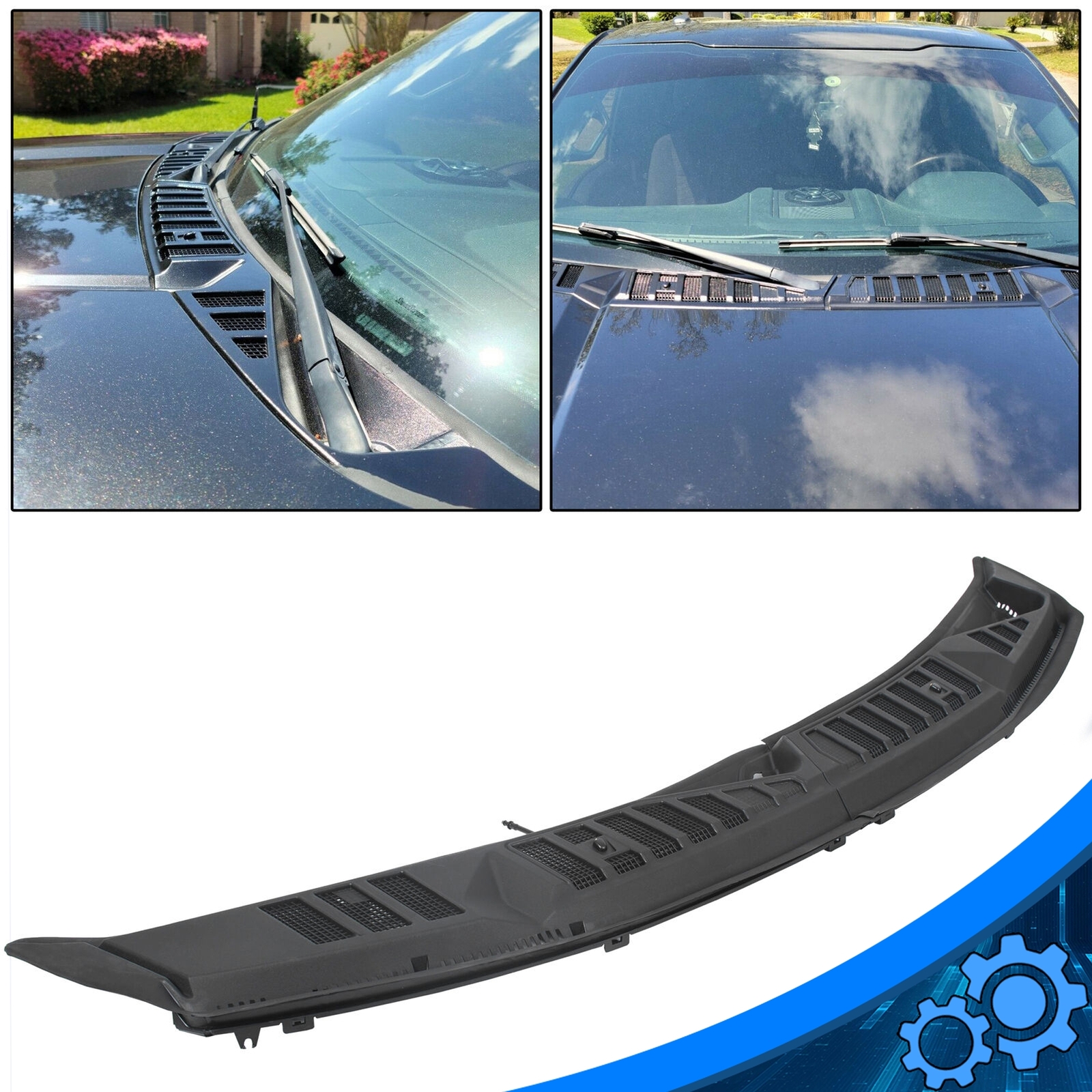 For 2015-2020 Ford F150 Windshield Wiper Cowl Grille FL3Z15022A69A/FL3Z15022A69B