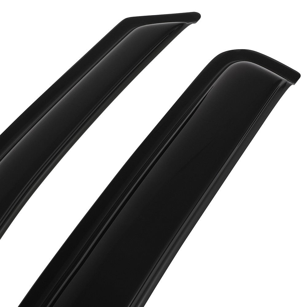 Window Visor Vent Shade For 14-20 Silverado/Sierra Crew Cab Wind Sun Rain Guard