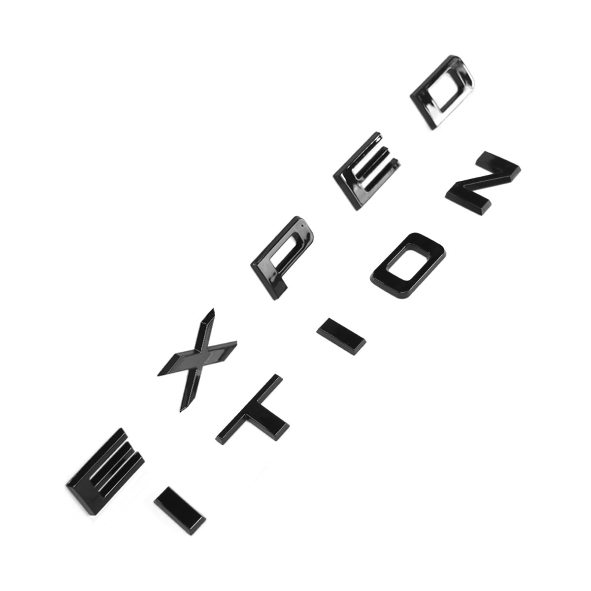 Gloss Black Front Hood / Tailgate For 2022-2024 Expedition Letters Emblem Badge