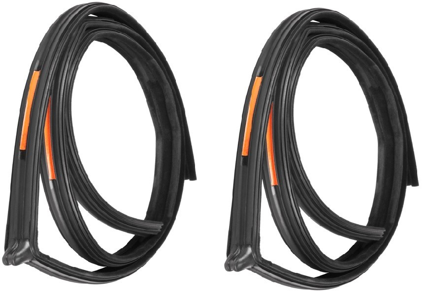 Door Glass Run Channels Weatherstrip Seals for 1979 – 1985 Mazda RX-7 New Pair