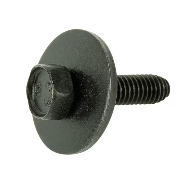 Black Hex Metric Body Bolts 6-1.00 x 25 MM 24 MM O.D. Rpl. GM# 1150398 – 50 Pack
