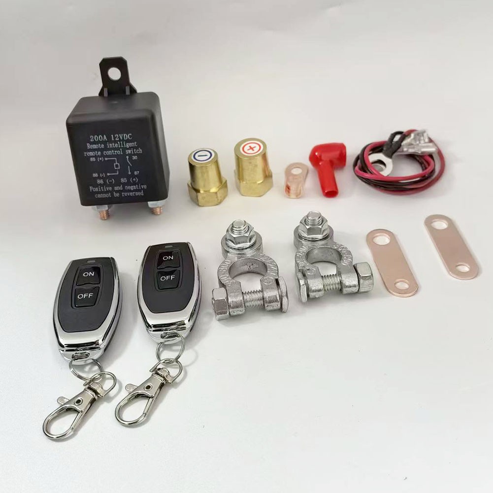 12V 200A Car Remote Battery Disconnect Switch Kill Switch Isolator Wireless