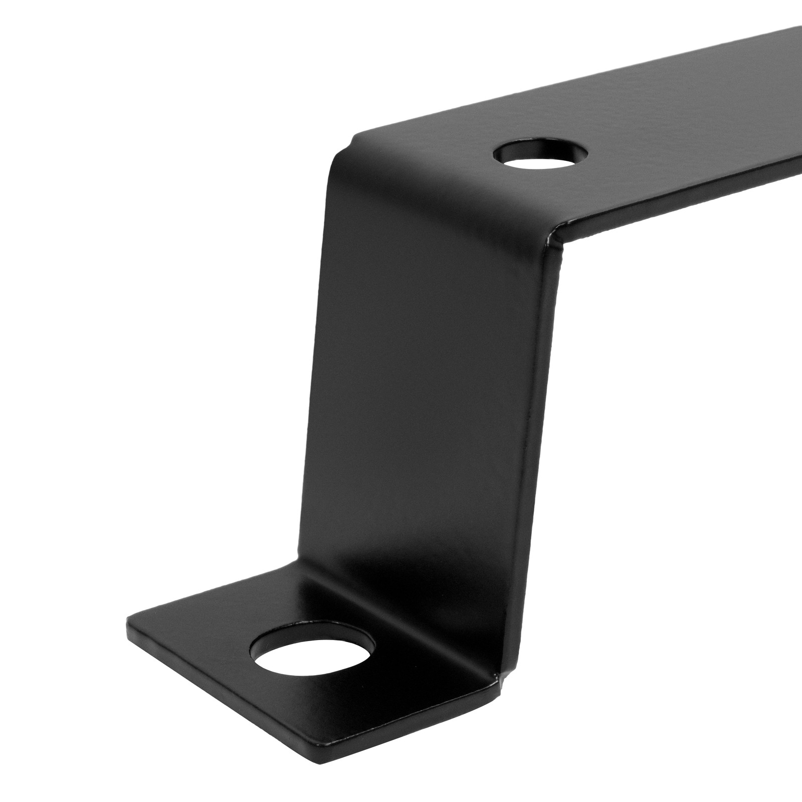 Pair Powder Coated Front Bumper Bracket Black Set For Datsun 240Z 1970-1973