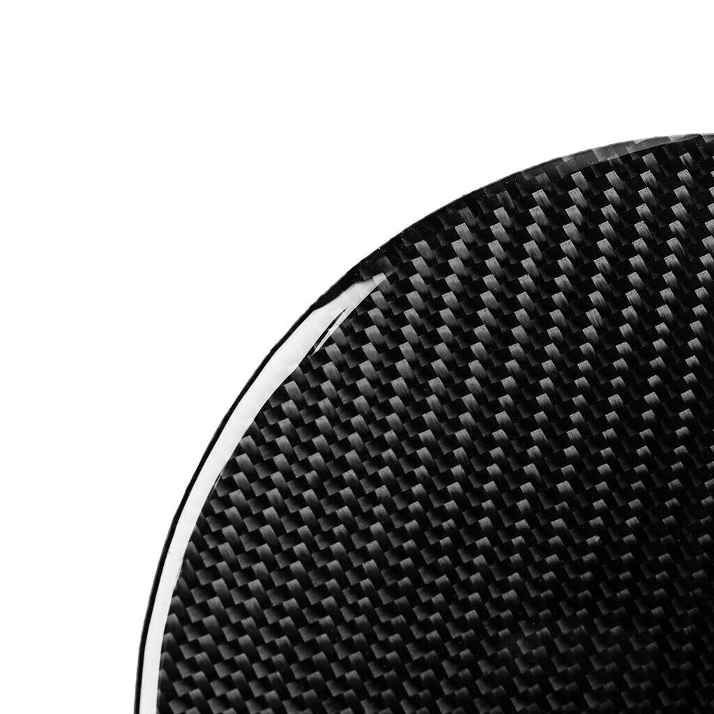 Carbon Fiber Texture Add-on Gas Fuel Door Cover Trim For Honda FIT JAZZ 2014-18