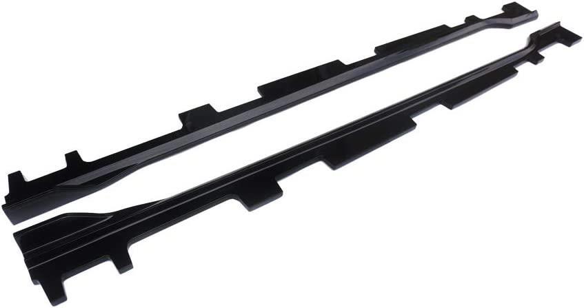 For Honda Accord 2018-2022 Glossy Black Bottom Extension Lip Set Side Body Skirt