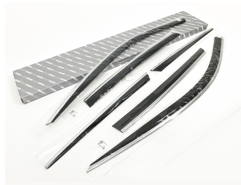 Premium Door Visor Rain Vent Guard Window 4P E456 Ups for Genesis GV80 2021~2023