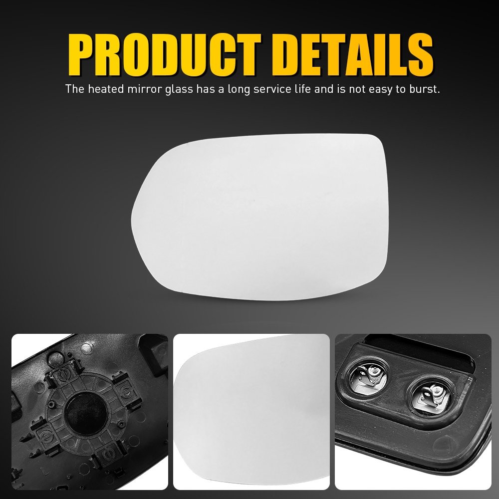 Left and Right Heated Mirror Glass For 2012-2016 Honda CR-V 2016-22 HR-V OE 2-6X