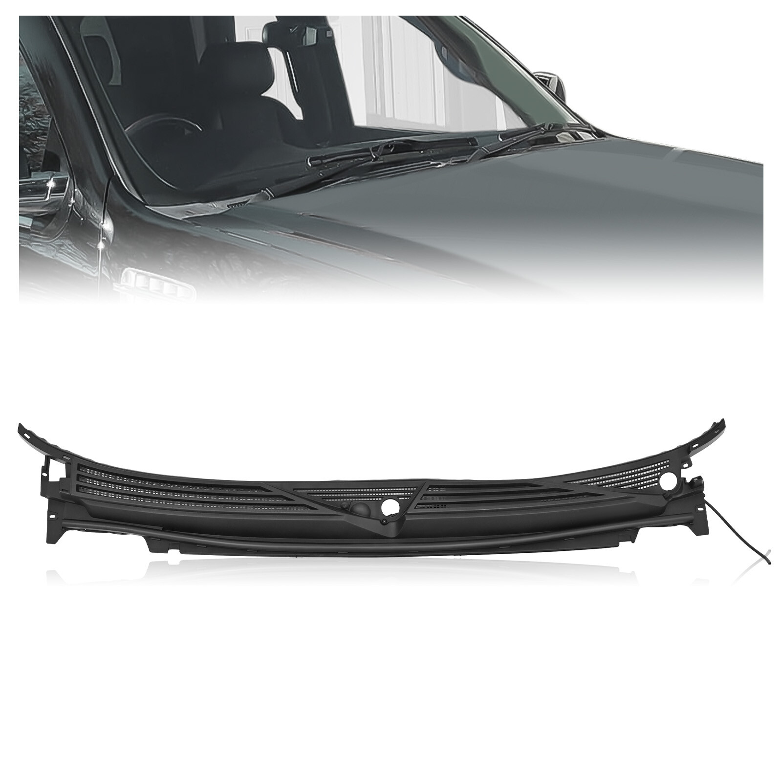 For Chevrolet Tahoe/GMC Yukon 2007-2014 Center Air Inlet Wiper Cowl Panel Grille