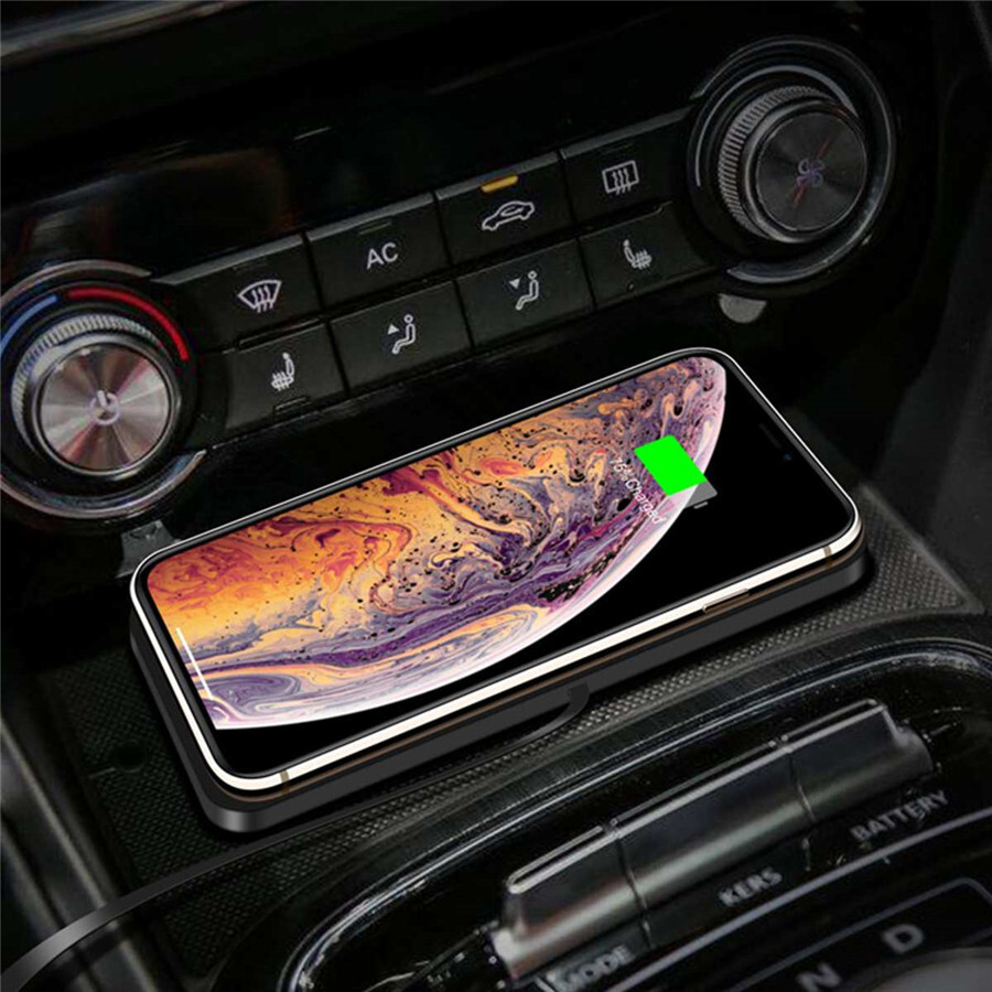 Car Wireless Charger Pad Phone Fast Charging Mat Holder For Apple iPhone Samsung