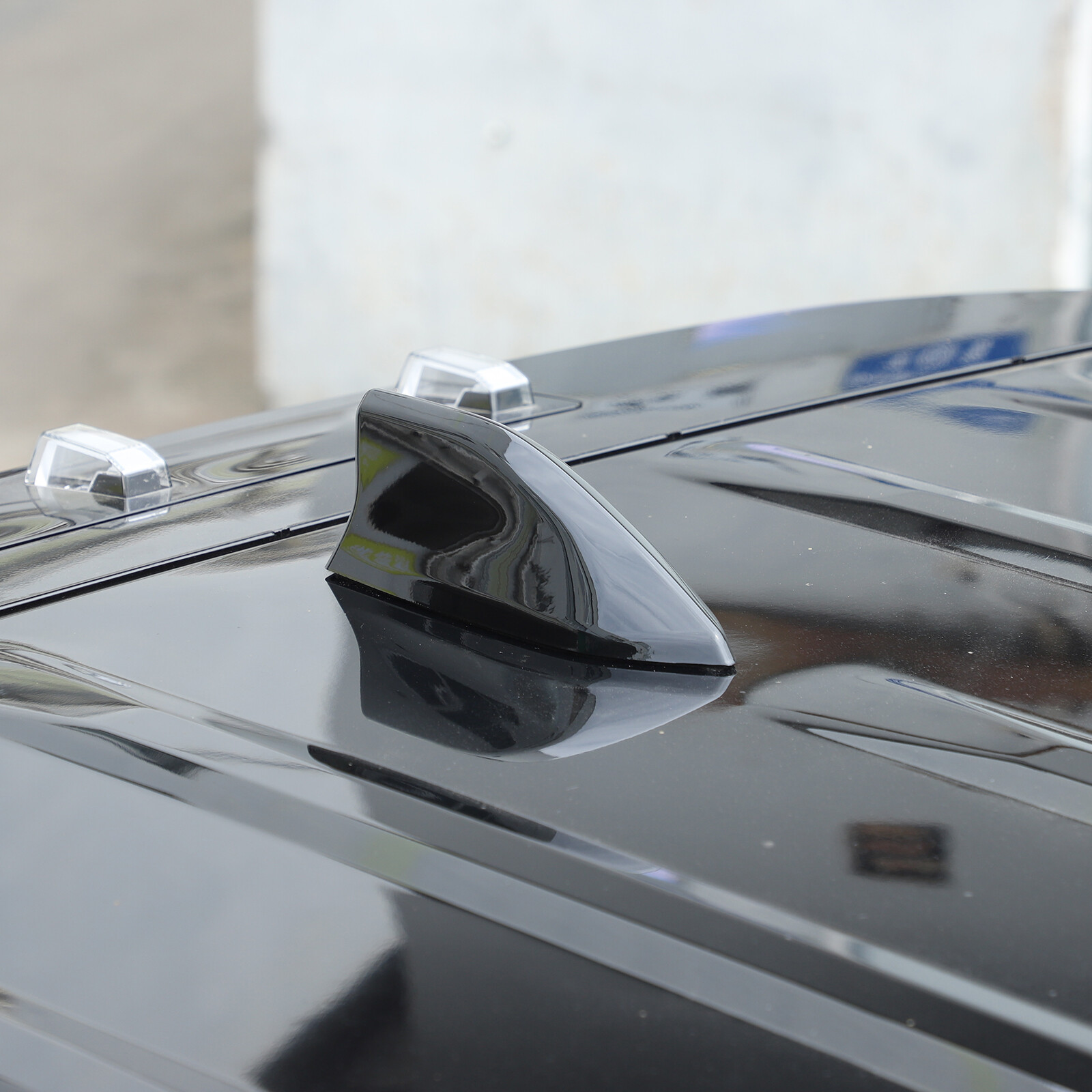 Roof Shark Fin Antenna Glossy Black Cover Trim For Hummer EV 2023 2024 2025-2026