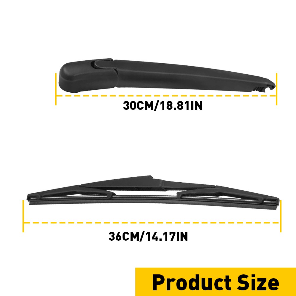 1-10Set Rear Windshield Back Windscreen Wiper Arm w/ Blade For MAZDA CX5 2013-16