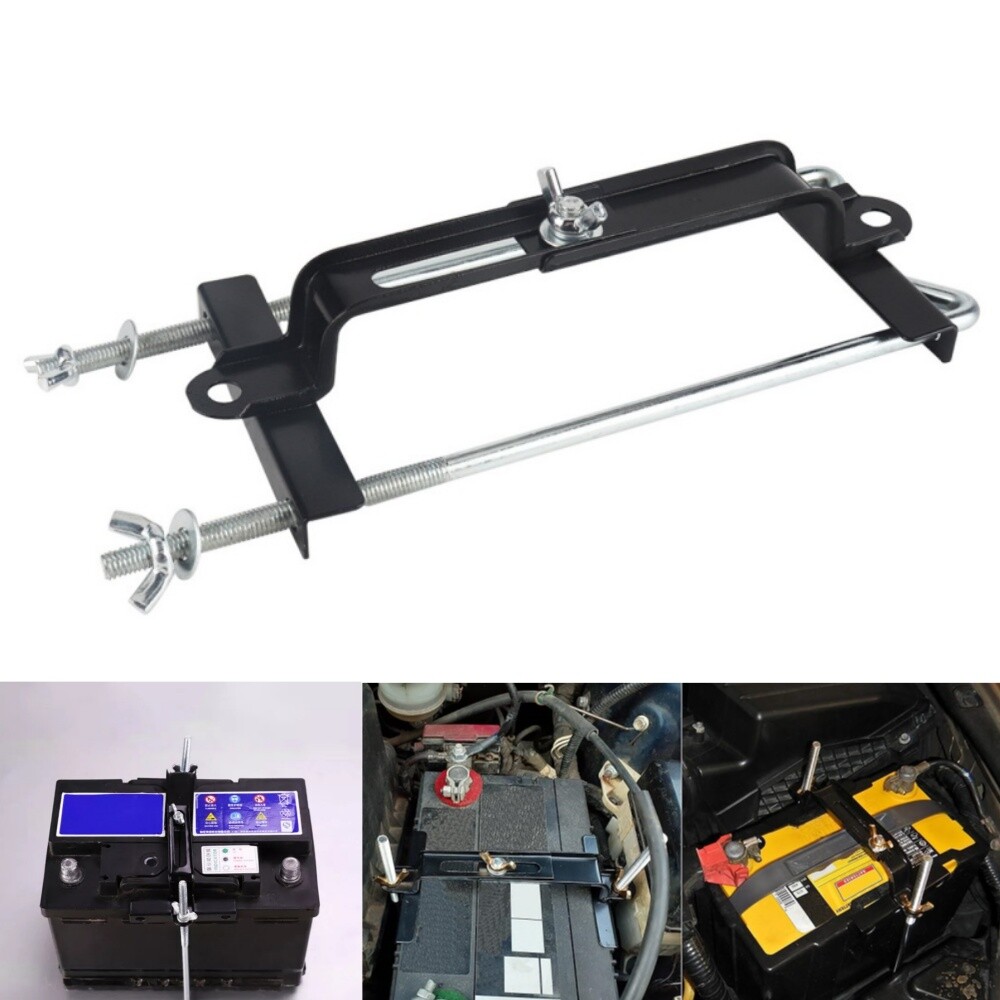 27.5cm/10.8″ Car Storage Battery Holder Adjustable Stabilizer Rack Mount Bracket