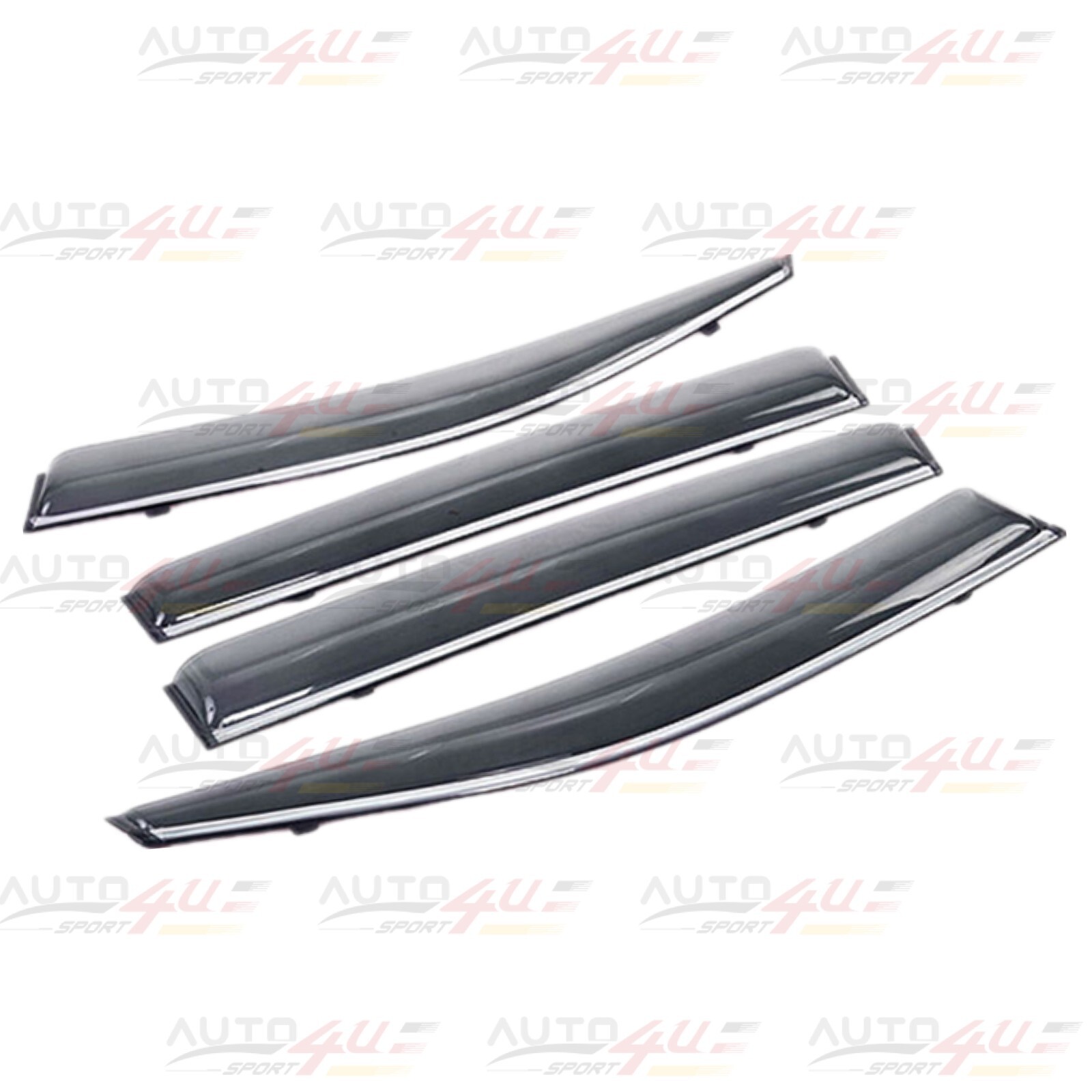 For Honda Passport 2019-2023 Chrome Trim Window Visor Rain Guard Shade Deflector
