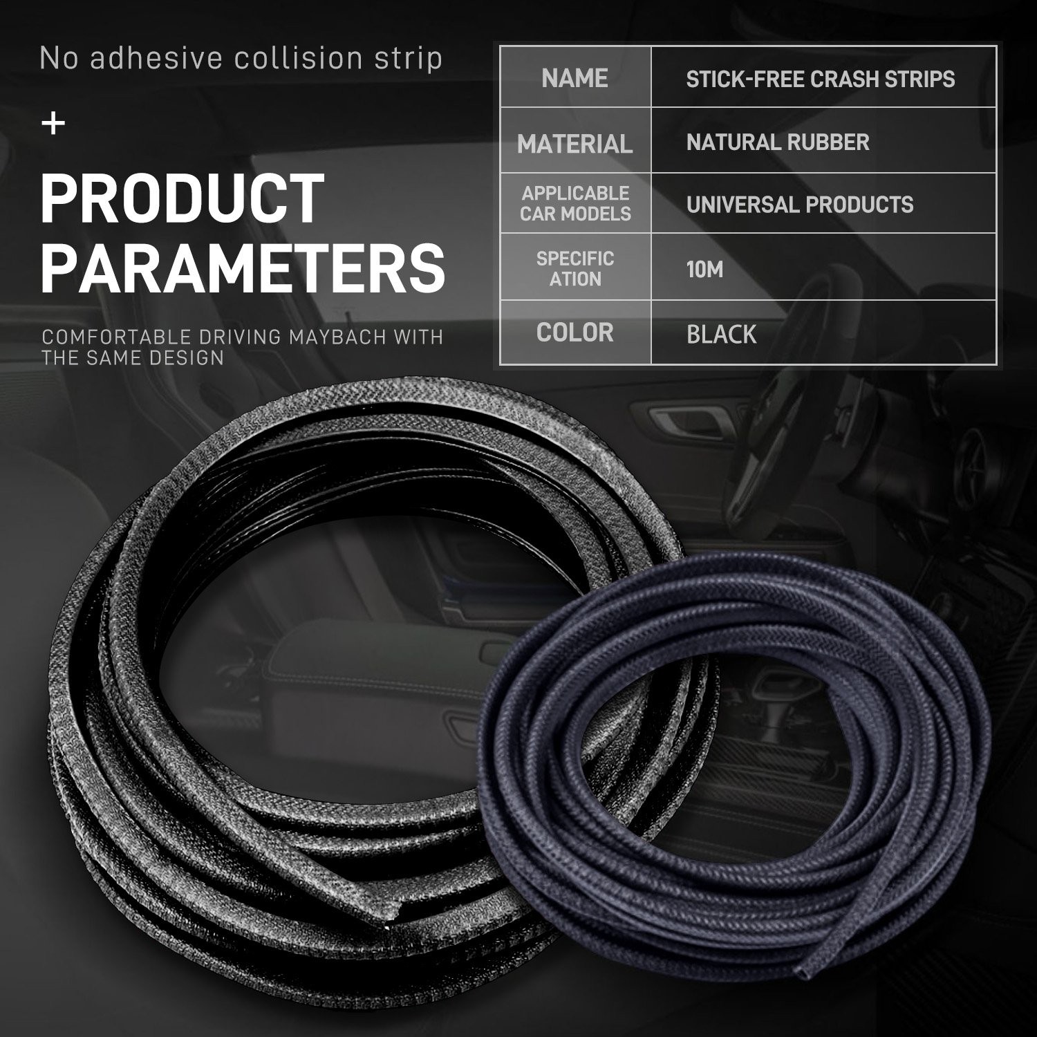 U Channel Edge Protect Trim Seal Strip, Cover Unfinished/Sharp/Curve Edges 33FT