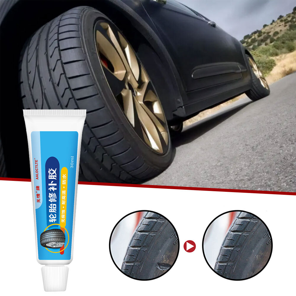 Tire Repair Glue Liquid Strong Rubber Glue Adhesive Instant Strong Bond Leather