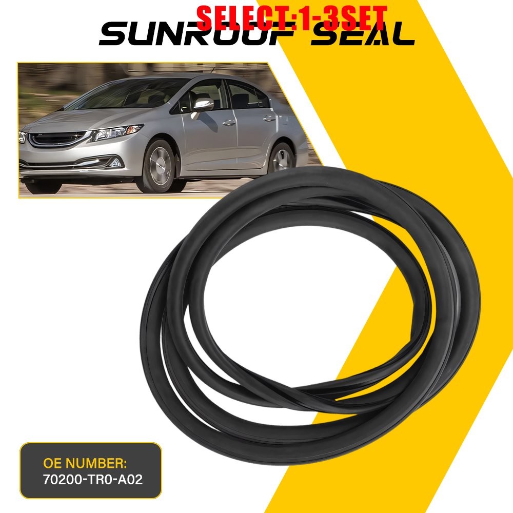 Sunroof Weatherstrip Seal Strip For Honda Civic 2012-2015 70200TR0A02 OEM 1-3X