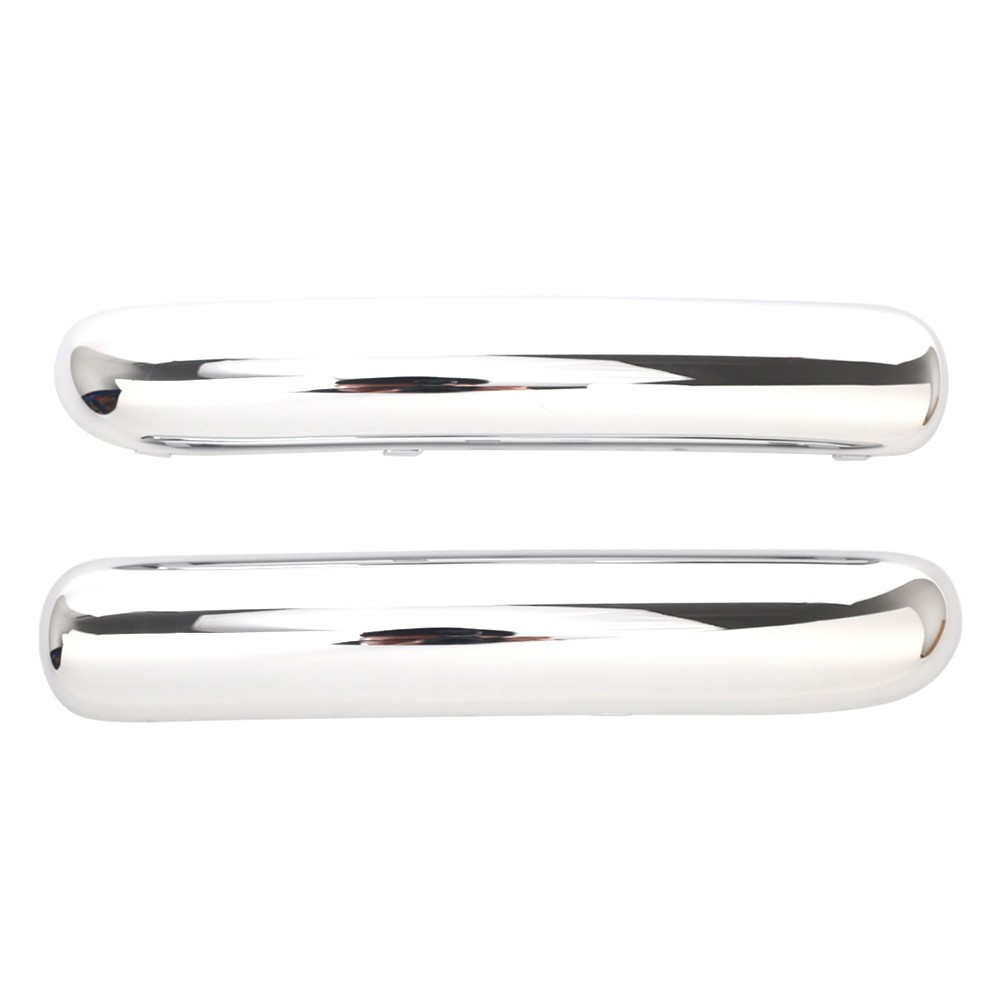 1 Pair Front Bumper Chrome Trim Molding Fit Mini Copper One Cabrio R50 2001-2004