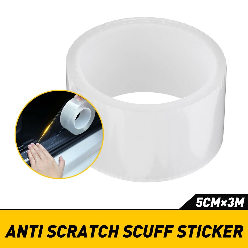 Nano Tape Car Door Plate Sill Scuff Cover Anti Scratch Sticker Accessories EXC