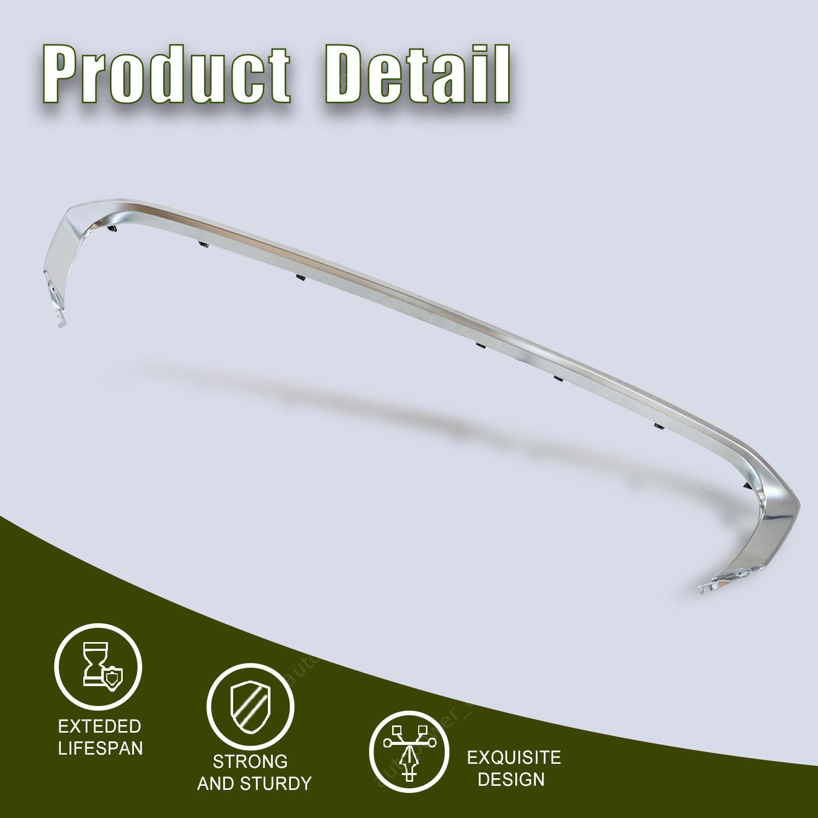 Fit For 2016-2018 Lexus ES300h ES350 Front Lower Grille Trim Molding 53122-06010