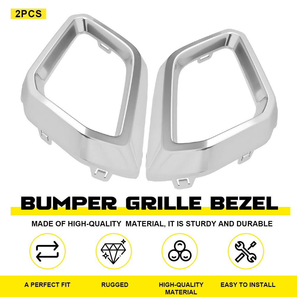 Fit Honda CR-V 2023-2025 Front Fog Light Bezel Left Right Bumper Grille Trims EH