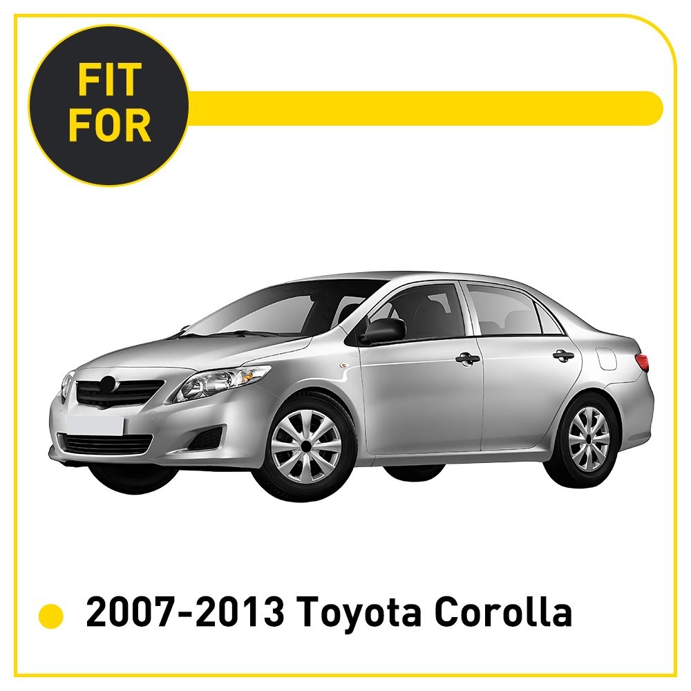Hood to Front End Bumper Panel Seal Strip For Toyota Corolla 2007-2013 1-5SET