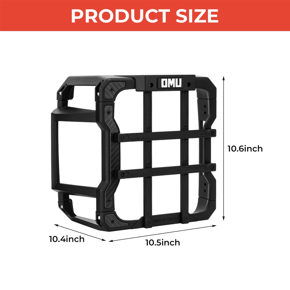 2x LED Tail Light Guard Covers Protector for 2018-2026 Jeep Wrangler JL 2/4-Door