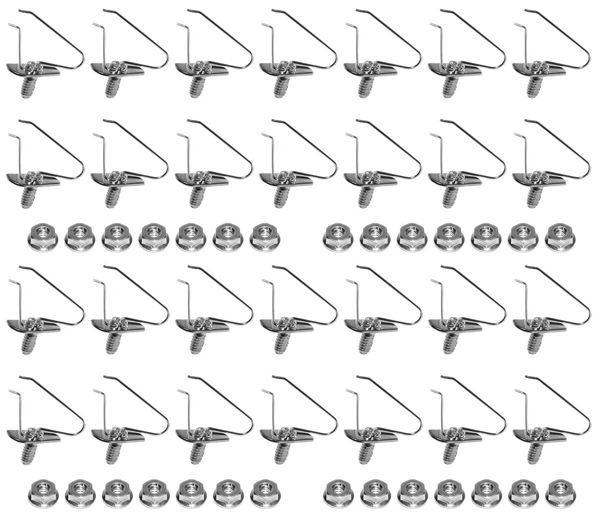 1967 1968 CHEVROLET TRUCK GRILL MOLDING CLIP KIT 56 PC FOR BOTH MOLDINGS