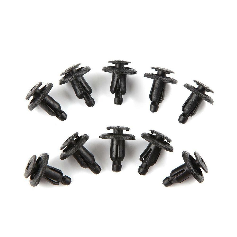 20 For Honda Fairing Plastic Screw Fasteners Clips Black Size As Picture Shown