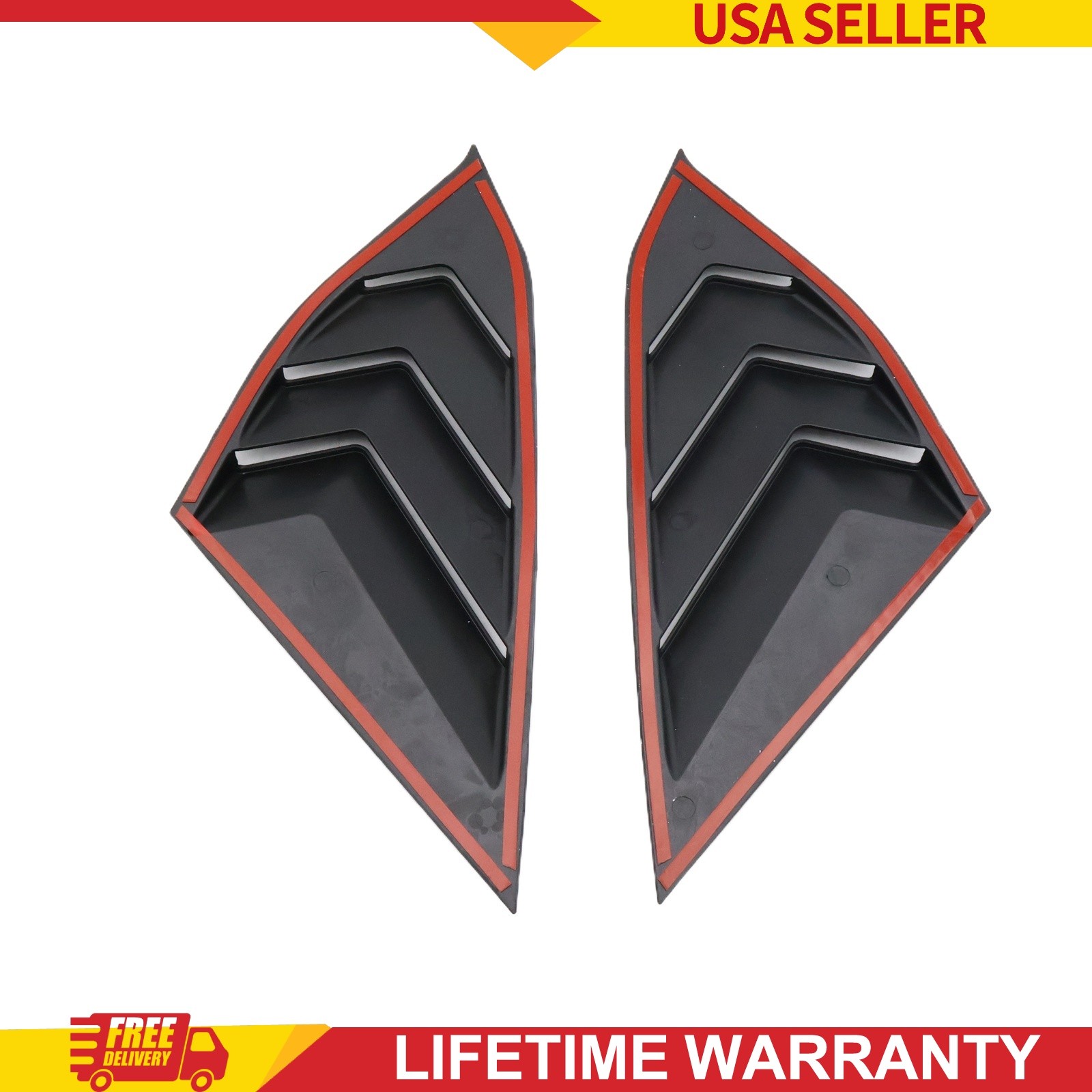 Glossy Side Window Louvers Cover For 2018-2020 Honda Accord Auto Accessories