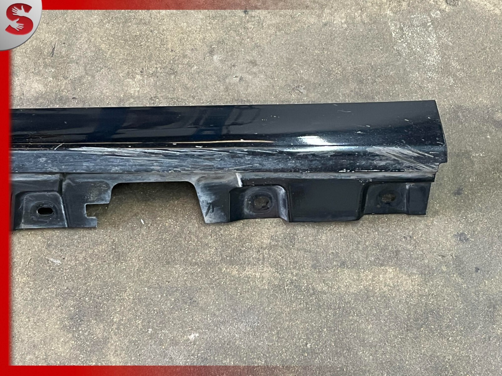 11-16 BMW F10 528I 535I 550I RIGHT SIDE SKIRT ROCKER PANEL TRIM BLACK SCHWARZ 2
