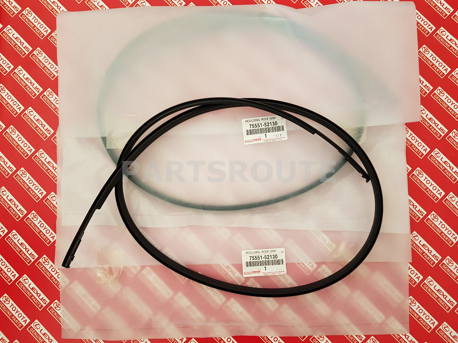 Toyota Yaris Hatchback 2006-2011 OEM Roof Drip Moulding Side Finish LH & RH PAIR