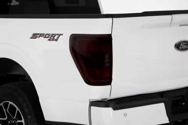GTS Styling Tail light Covers SMOKE 2 PC. Fits Ford F-150 2021-23 All Exc.Raptor