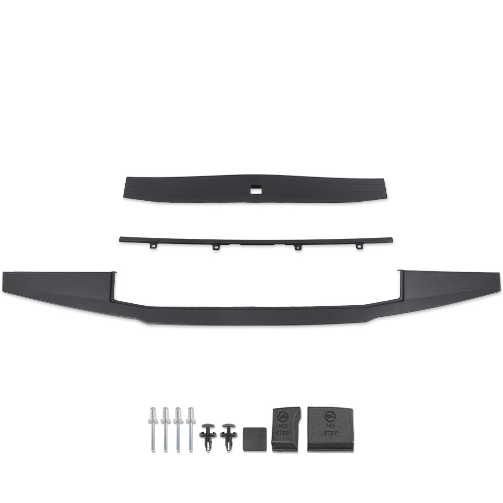 For 2017-2022 Ford Super Duty F250 F350 Flex Step Tailgate Molding Cover Cap Kit