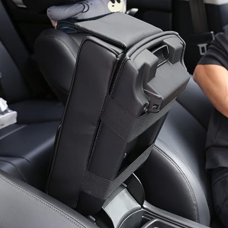 Universal Car Center Console Armrest Pillow Car Armrest Cushion with Cup Holder
