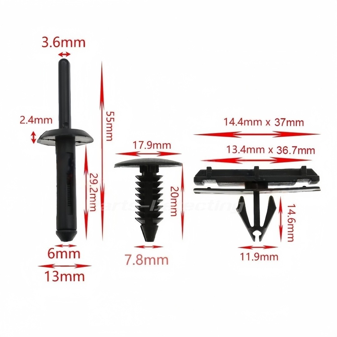 78X Full Fender Flare Hardware Clip Mounting Kit For 2007-2018 Jeep Wrangler JK✅